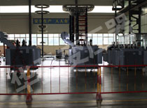 伊春非晶合金变压器生产现场